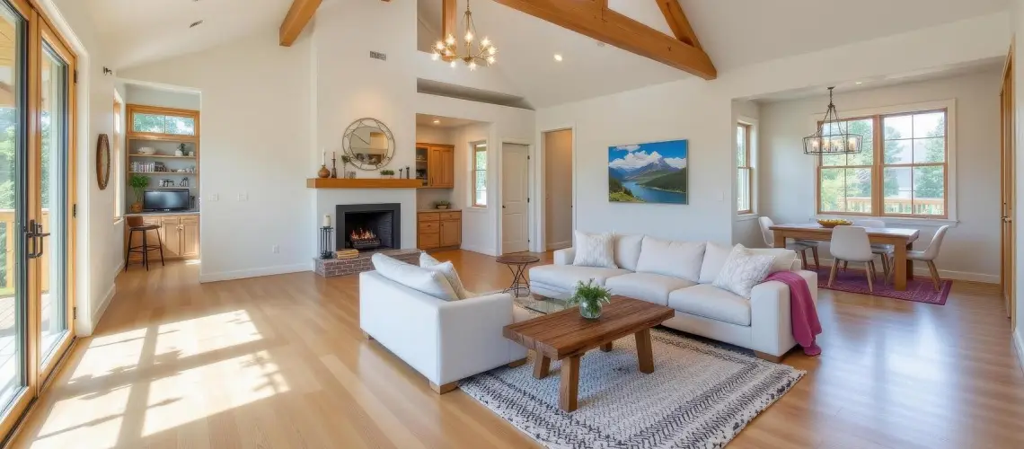 Valuer conducting a property appraisal of a renovated home with lifestyle upgrades